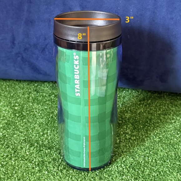Starbucks Holiday 2016 Gift Set Reusable Green Tumbler & 2.5 oz Roast Coffee NEW - Picture 2 of 14